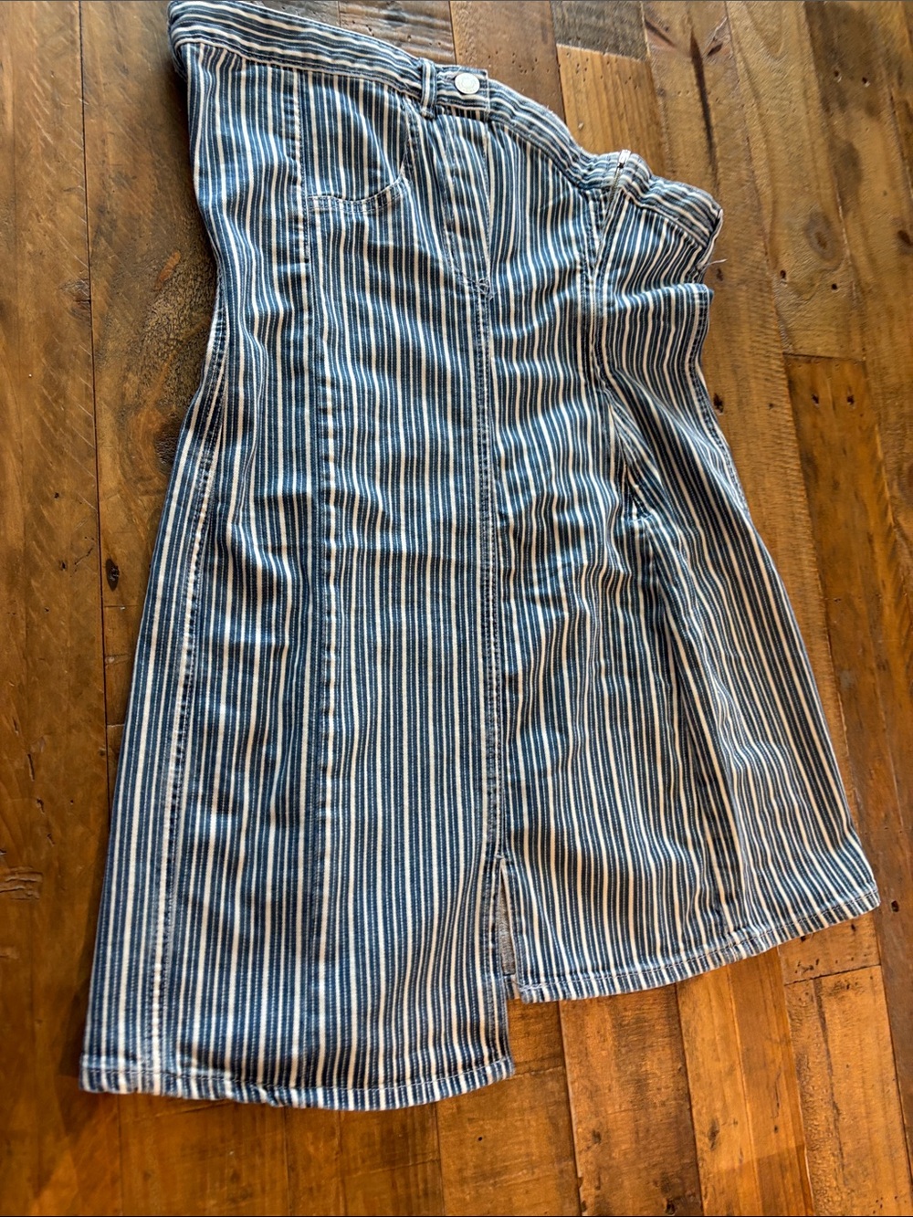 Zara Striped Blue and White Dress